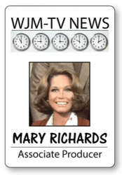 Mary Richards Mary Tyler Moore Show badge 
